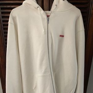 Supreme windstopper zip-up hooded sweatshirt
